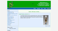 Desktop Screenshot of novita.cz