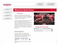 Tablet Screenshot of novita.on.ca